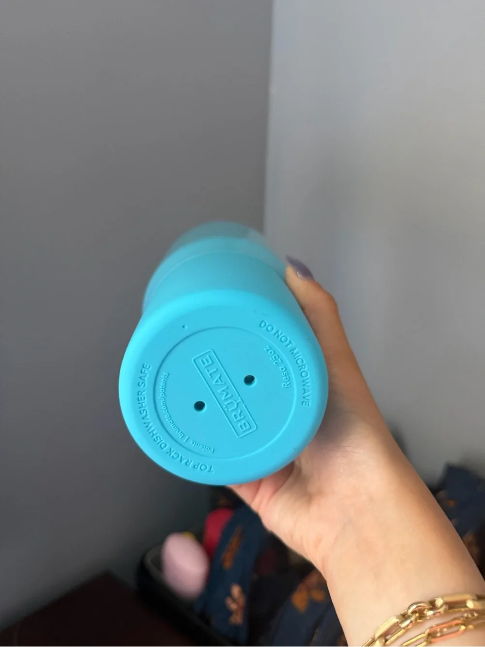 BRUMATE Sky Blue Insulated Sip Bottle with Straw
